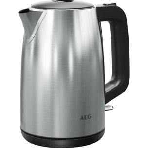 AEG Hervidor de agua de de acero inoxidable de 2200 W y 1,7 litros de capacidad K3-1-3ST