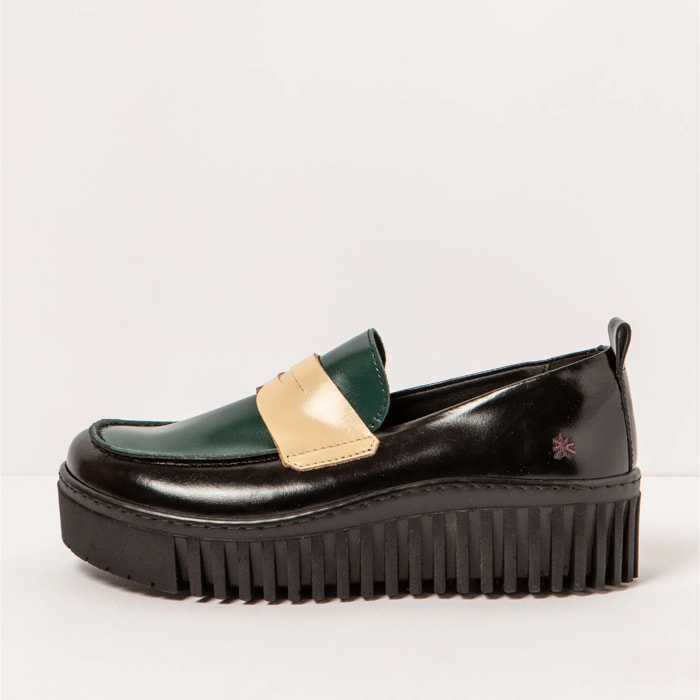 Zapatos 1530S NAPPA SHINNY BLACK-JUNGLE/BRIGHTON color Black-jungle