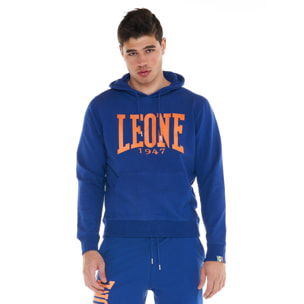 Sudadera de hombre Leone Basic de algodón no perchado con capucha