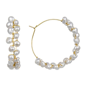 Pendientes Lux by Lux acabados en oro amarillo en 18 kts