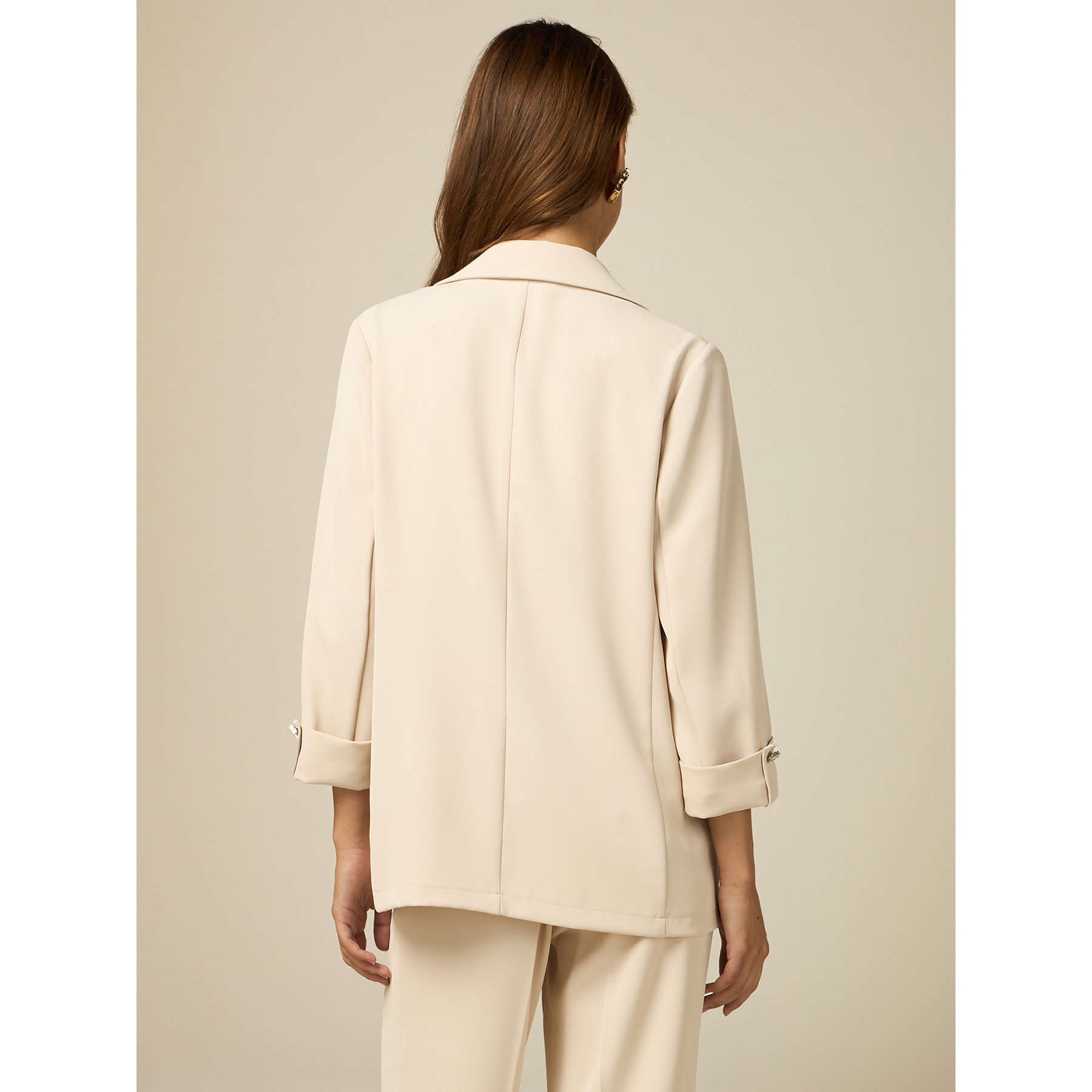 Oltre - Blazer desestructurado - Beige