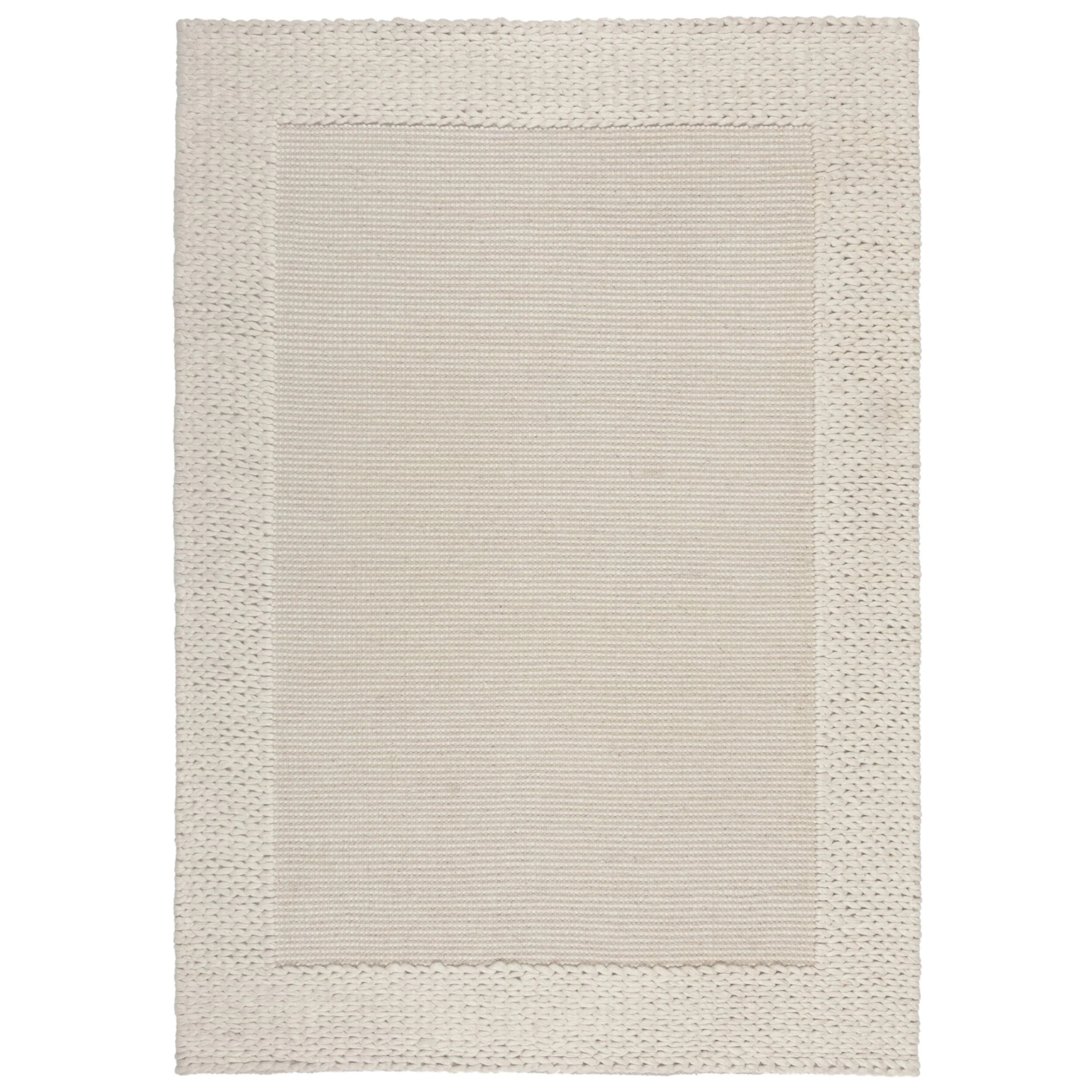 Tapis en mélange de laine RUE PLAIT