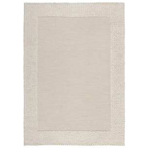 Tapis en mélange de laine RUE PLAIT