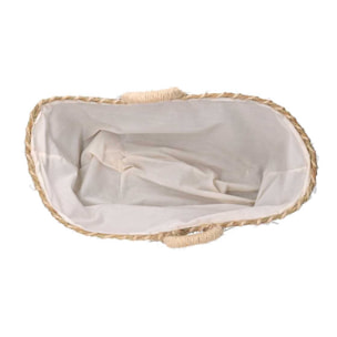 Borsa in paglia naturale cm75x40h36/46