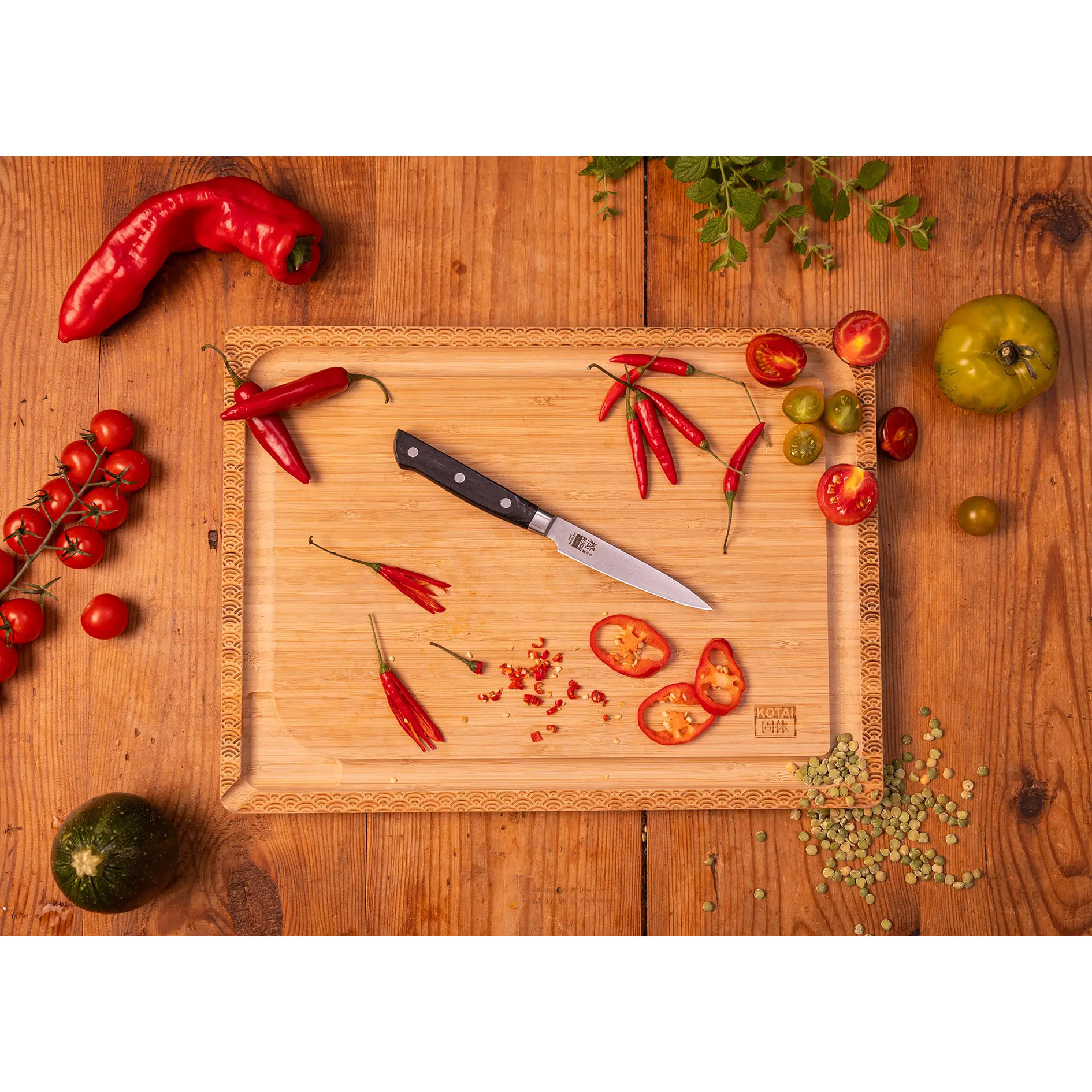 Couteau d'office 90 mm - Collezione Hashi Classica