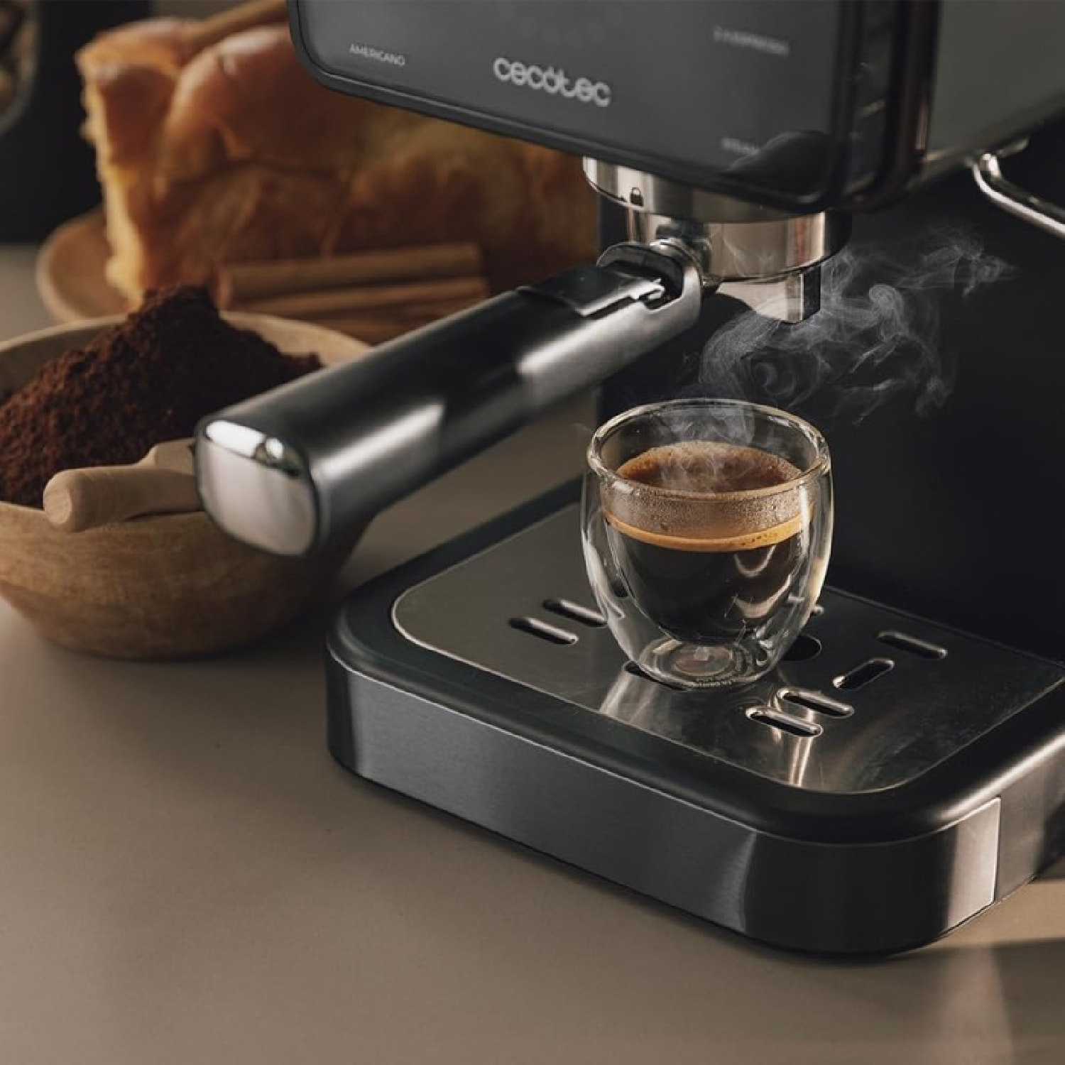 Cecotec Cafetera express Power Espresso Touch ColdBrew