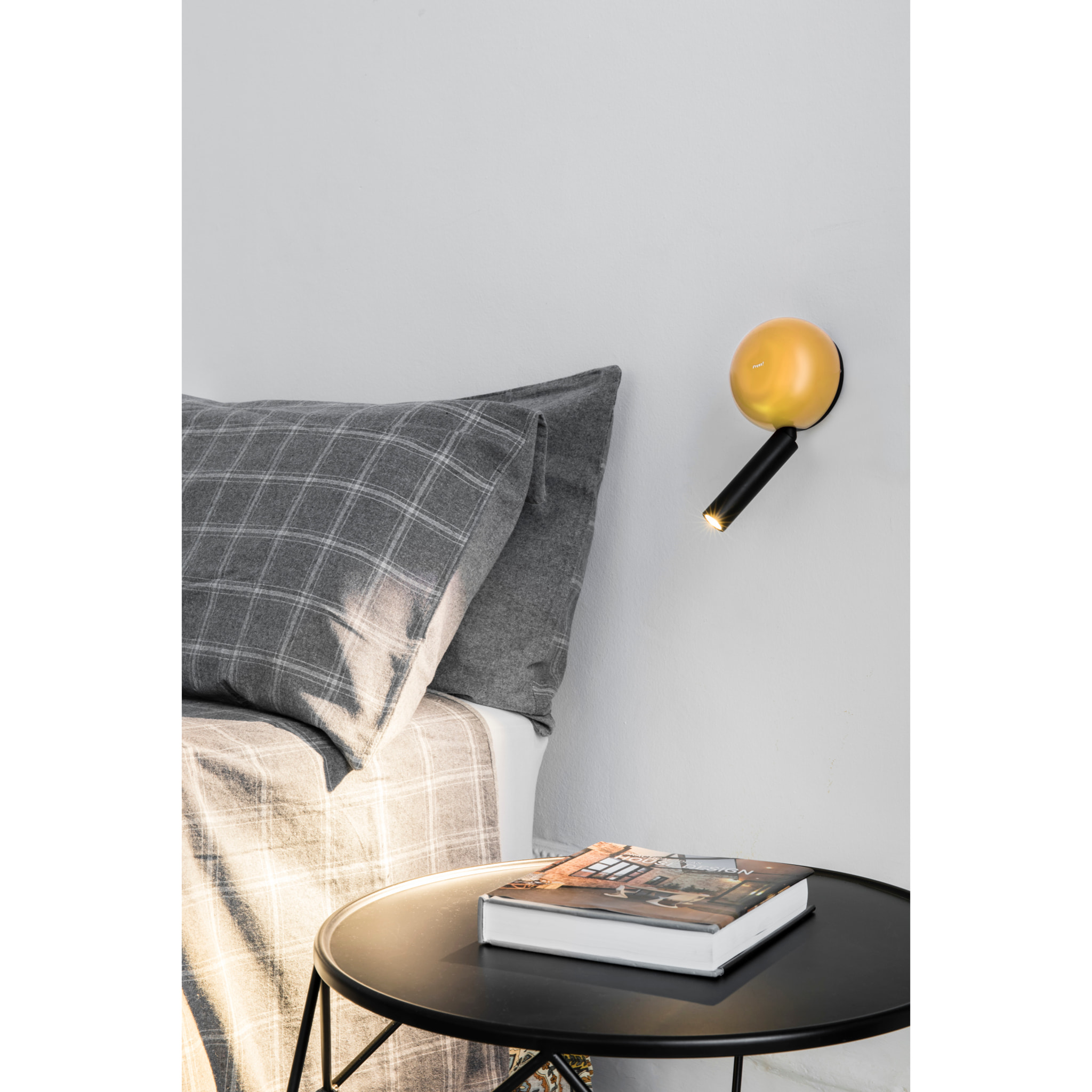 PRESS Lampe applique lecteur jaune