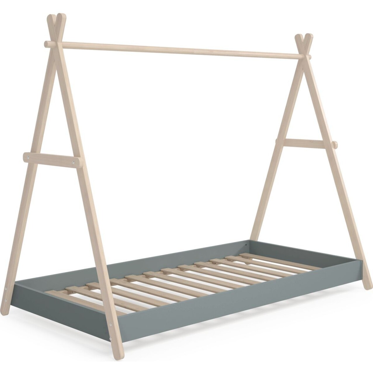 Lit tipi enfant ajustable en bois - ANNIE
