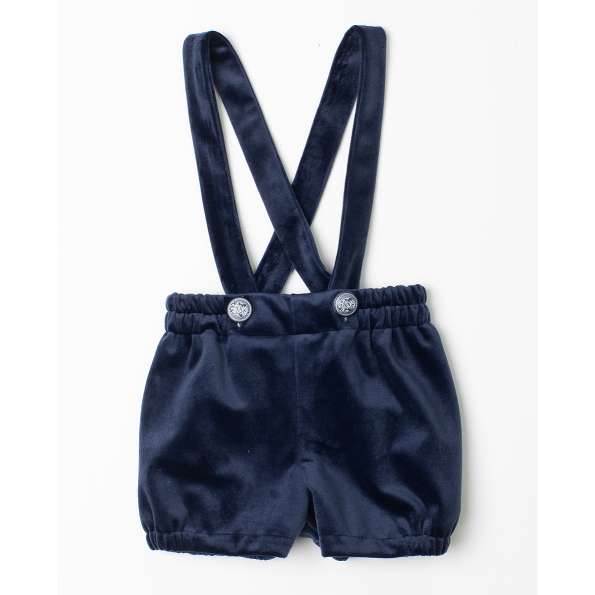 BERMUDA TIRANTES TERCIOPELO NAVY