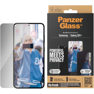 Protège écran PANZERGLASS Samsung S24+ avec applicateur UWF