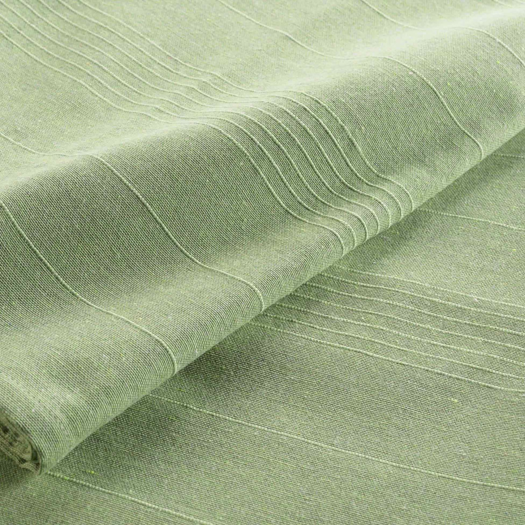 Plaid polycoton léger et polyvalent - Sauge