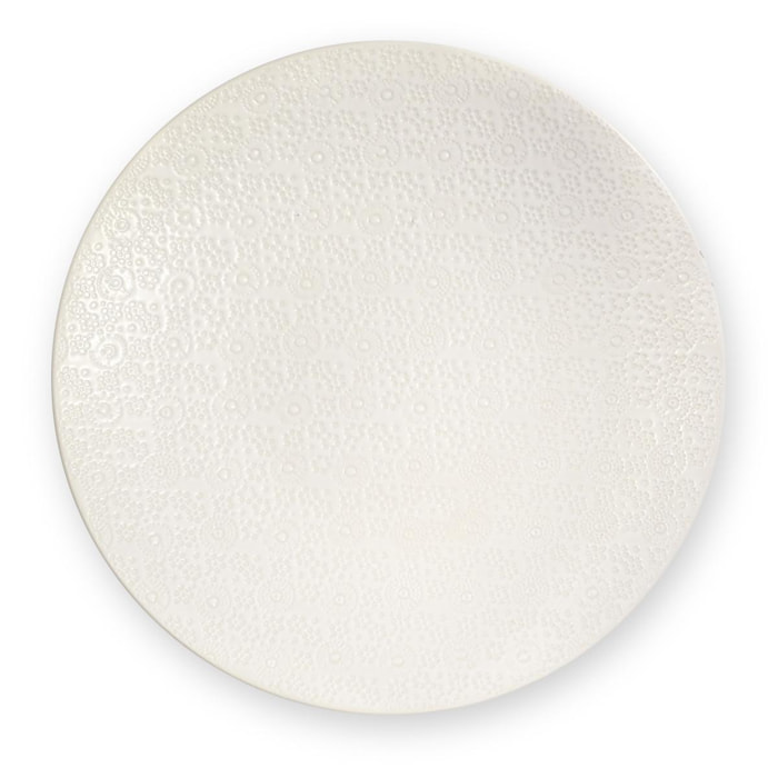White Japan - Assiette plate 27 cm (lot de 6)