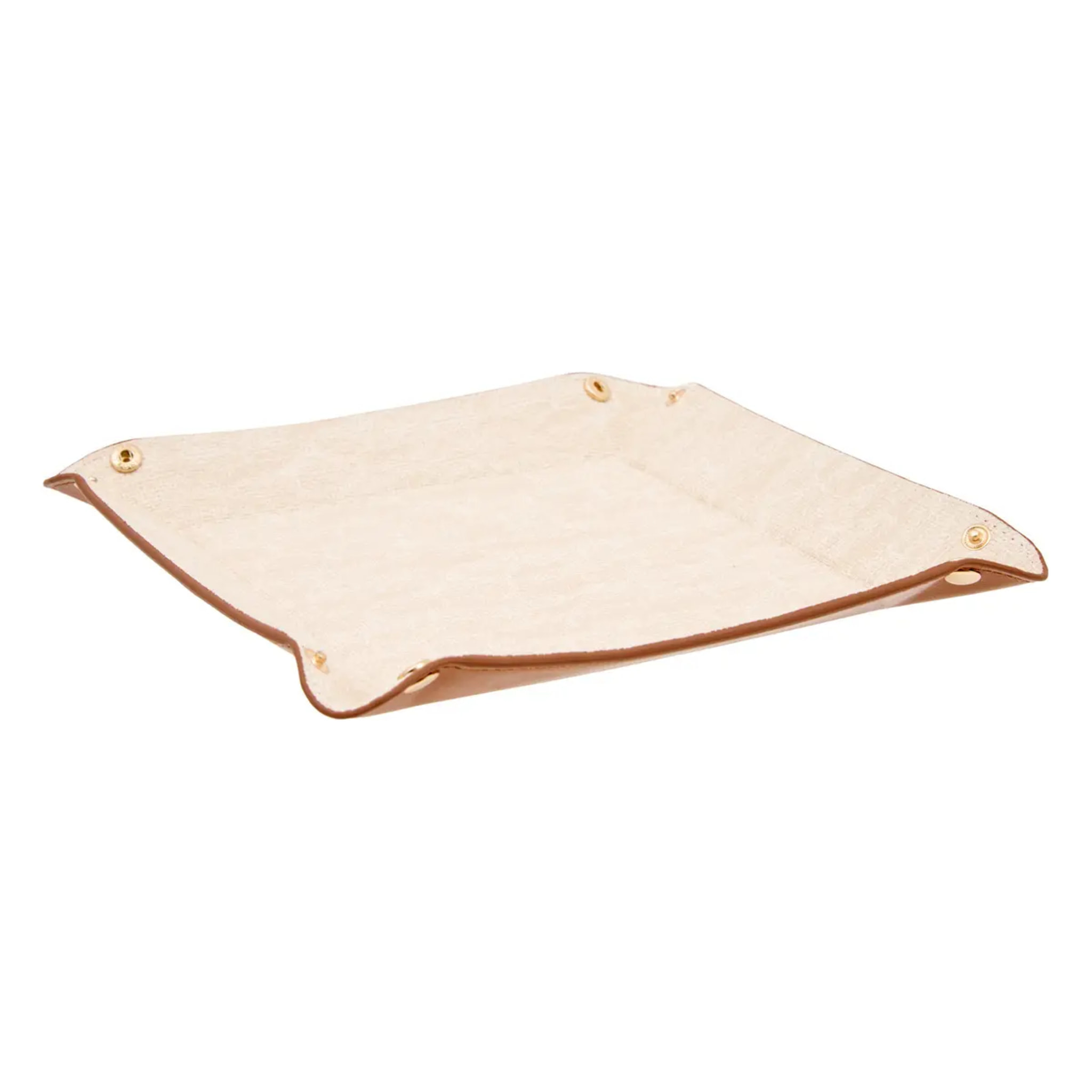 Vide-poche Whisky carré 20x20cm beige