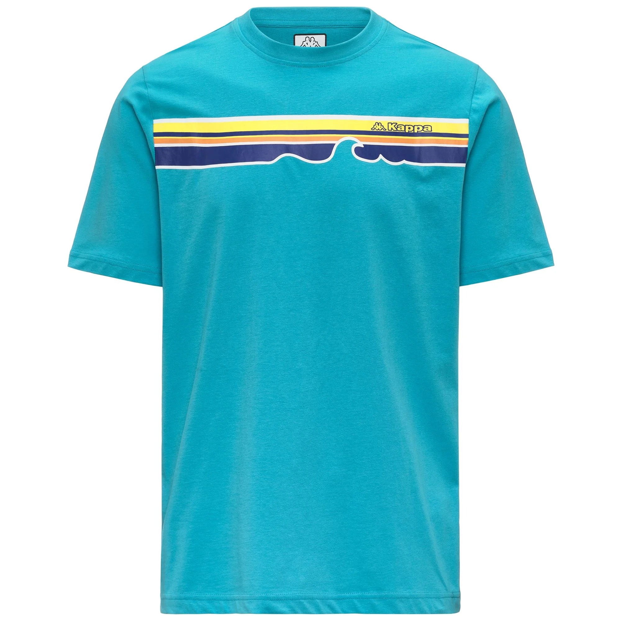 Kappa - T-Shirts & Top Uomo Blu - Logo Tide 140