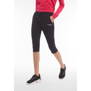 Pantaloni sportivi da donna lunghezza corsaro in jersey