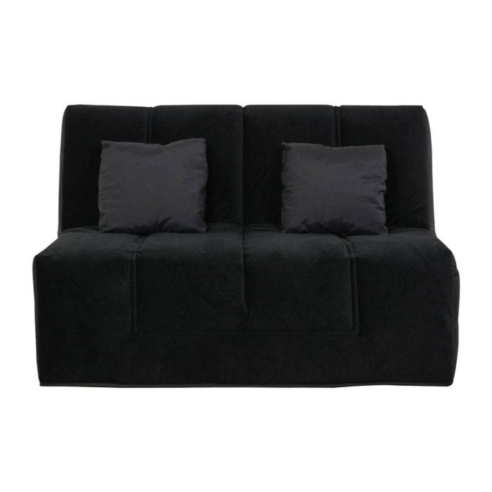 Banquette BZ HOUSTON 140x190, coton noir