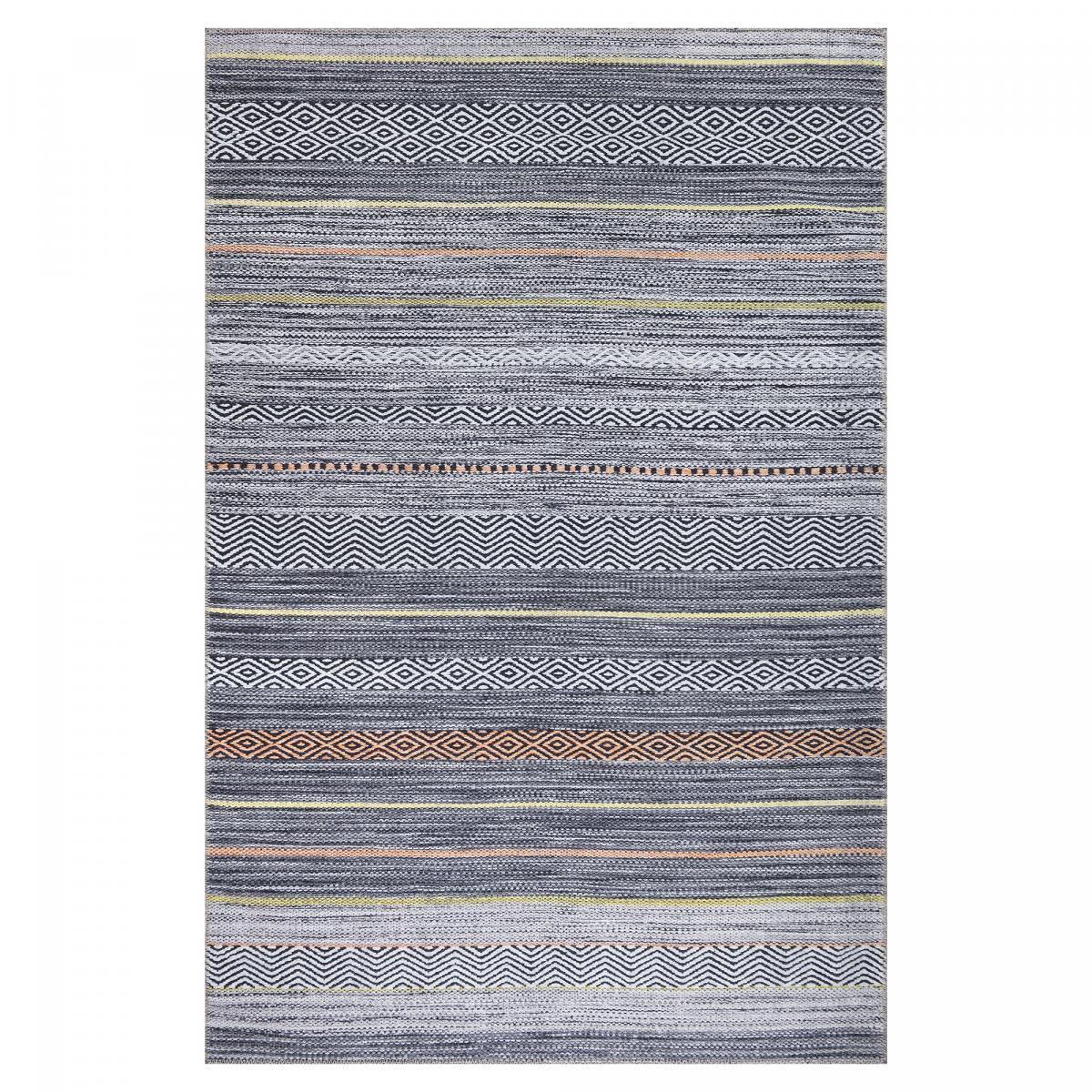 Tapis kilim Voma, doux et soyeux motif Ethnique
