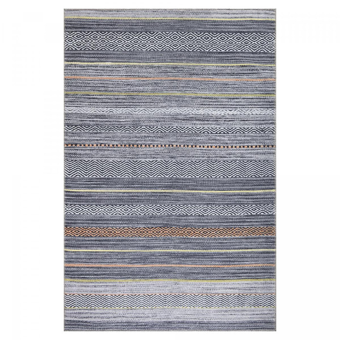 Tapis kilim Voma, doux et soyeux motif Ethnique