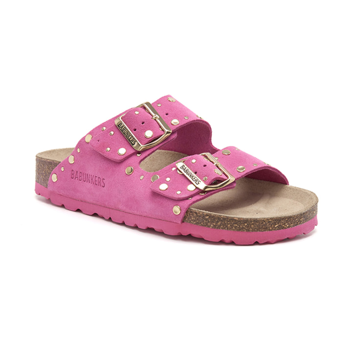 SANDALIA BABUNKERS ROSA