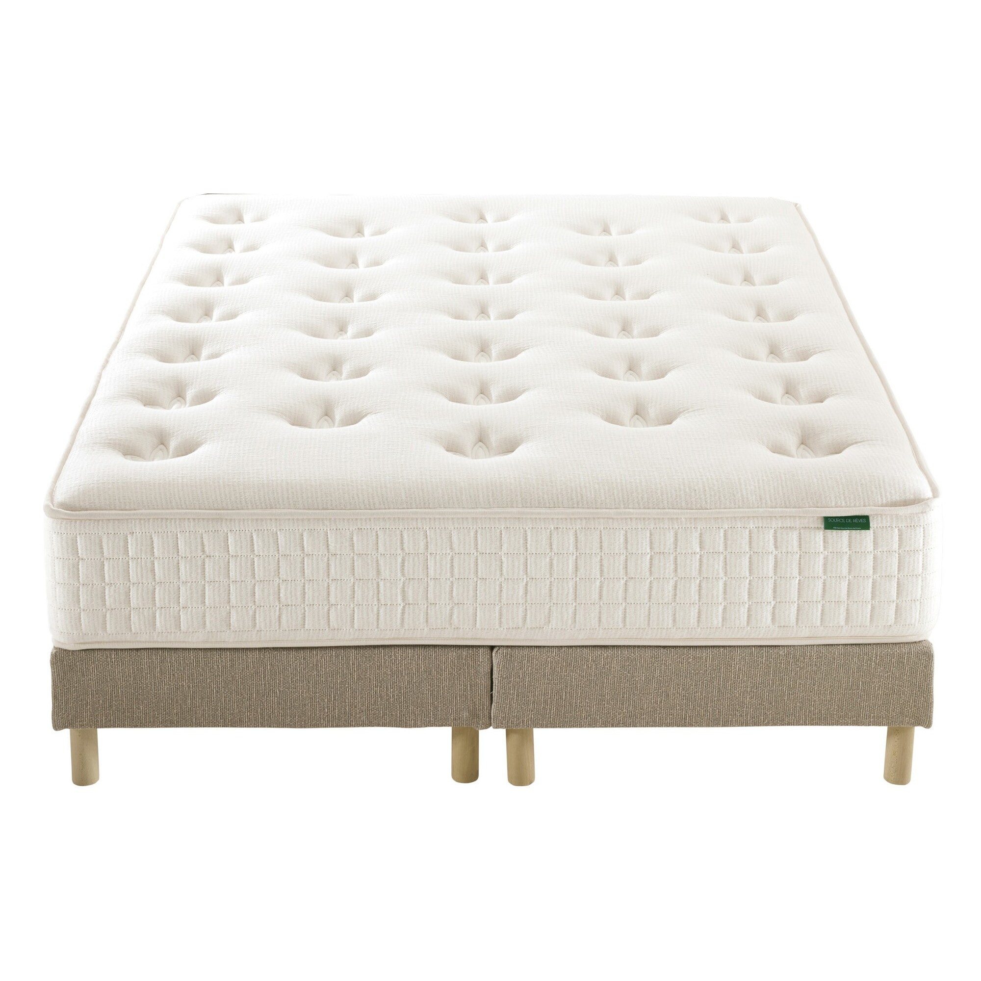 Ensemble matelas Le Latex Responsable + sommier