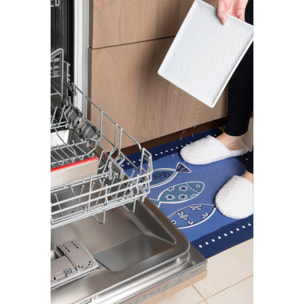 Tapis de bain Soft Excelsa- Ocean, Caoutchouc Bleu