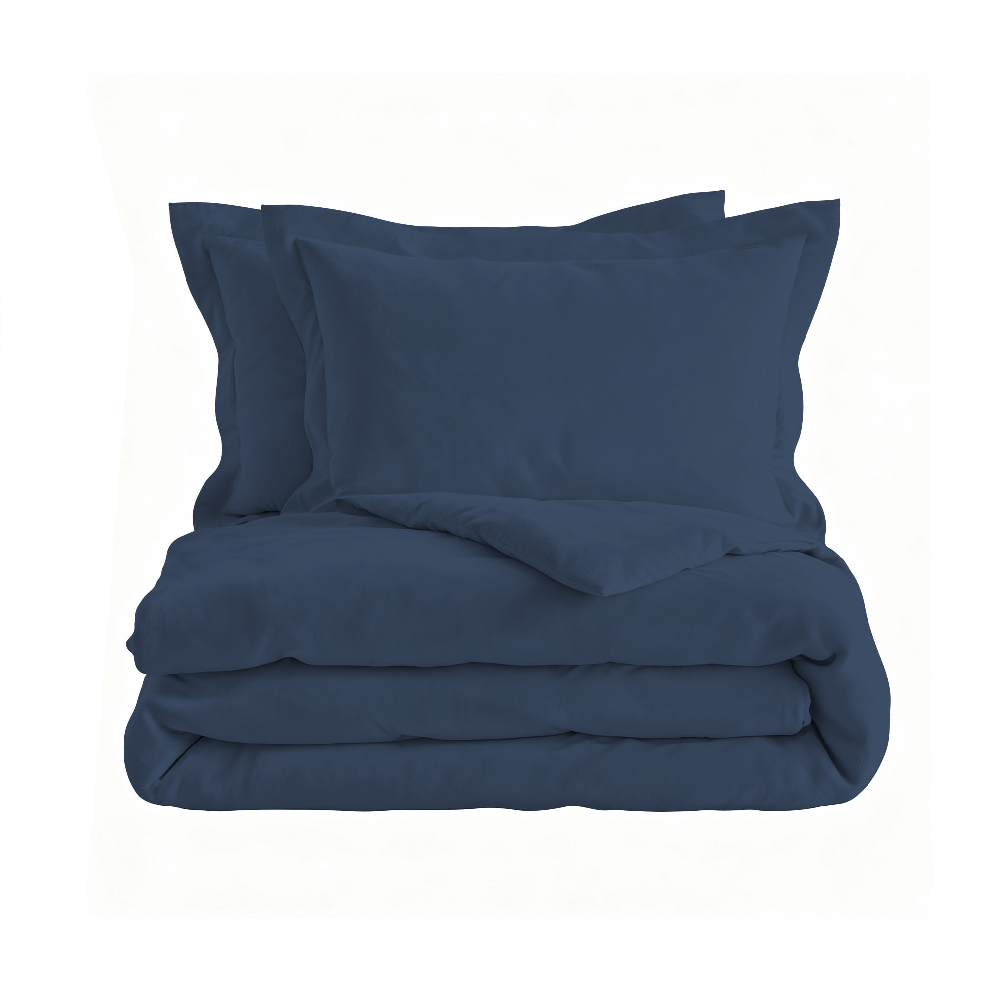 PARURE COPRIPIUMINO RASO CLOE, 100% Raso di Cotone, Made in Italy - AVIO