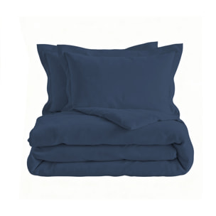 PARURE COPRIPIUMINO RASO CLOE, 100% Raso di Cotone, Made in Italy - AVIO