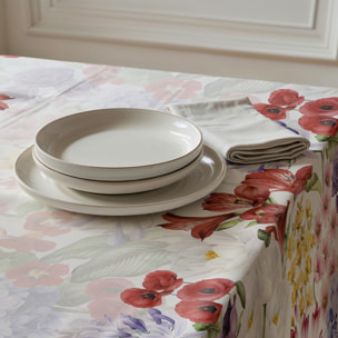 Nappe imprimée anti-tâches BASILIA MULTICOLOR
