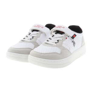 Sneakers U.S. Polo Assn. bianco-rosso