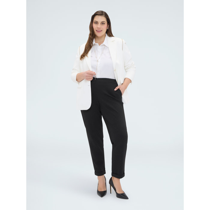 Fiorella Rubino - Pantaloni Joggers con punti luce - Nero