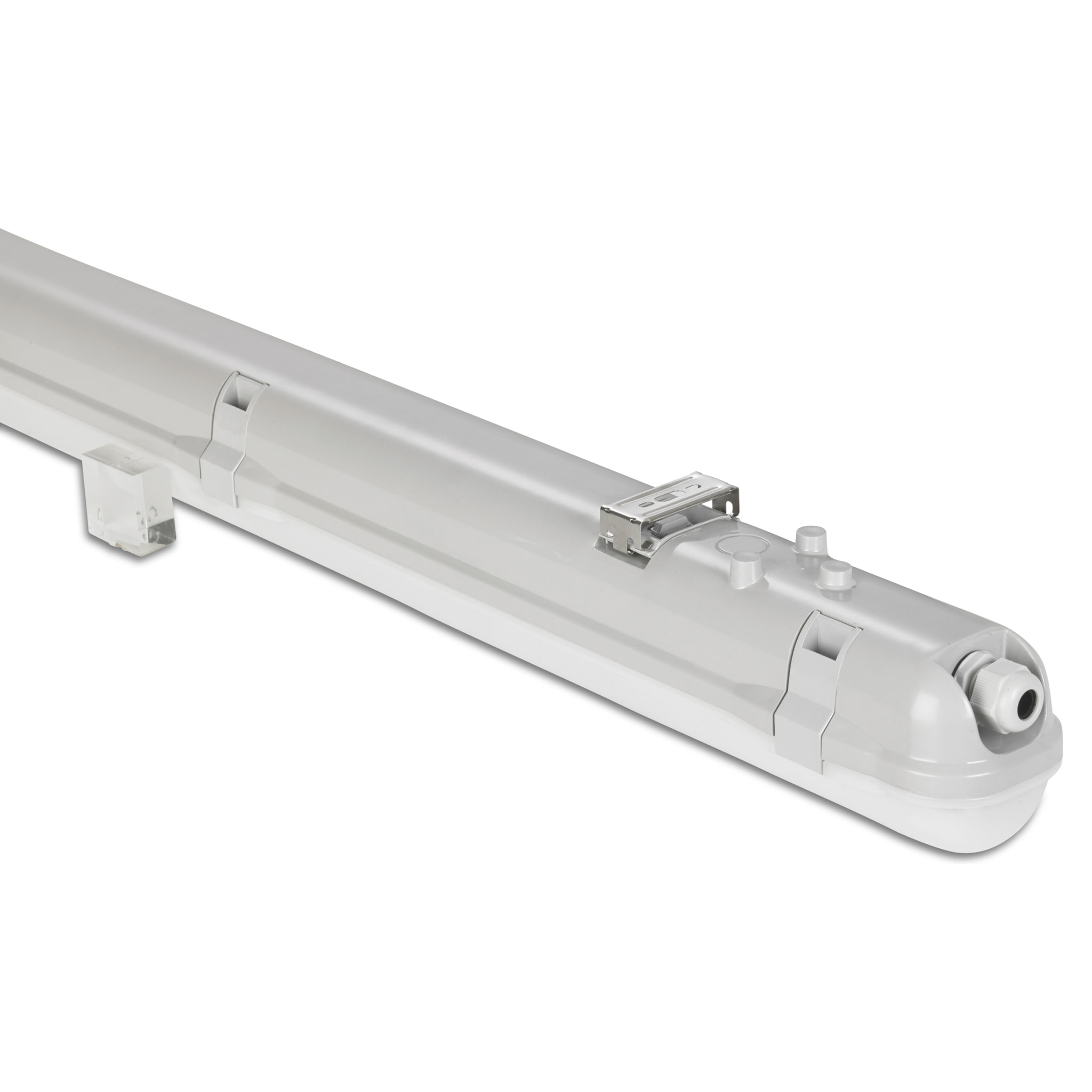 LEDS·C4 Plafon Ip65 Solid 1260Mm Led 17,5W 4000K Gris 1835Lm