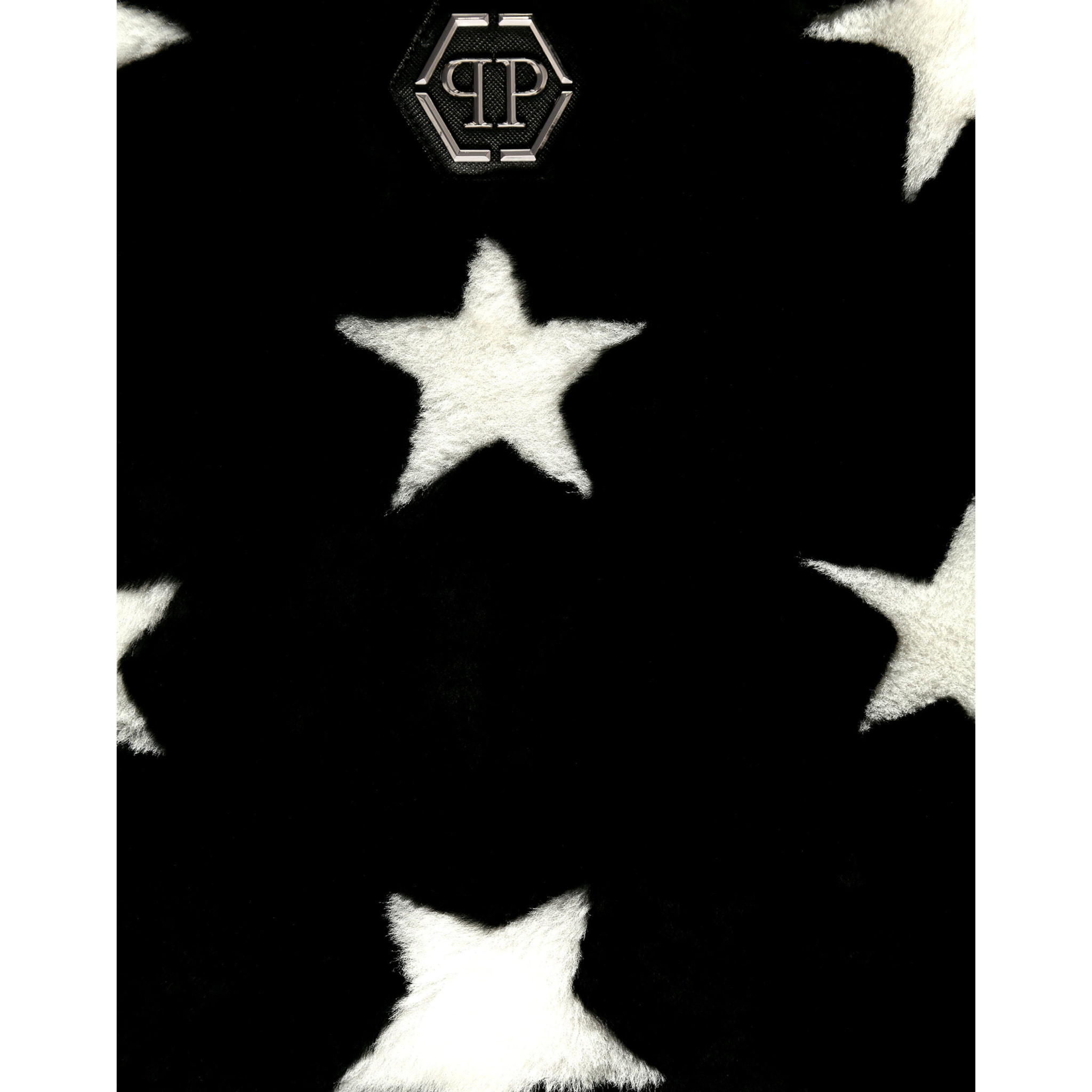 PHILIPP PLEIN Leather Bomber Stars