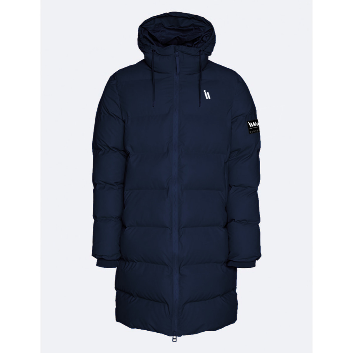 Chaqueta iwalk Fold Long en color Azul Marino