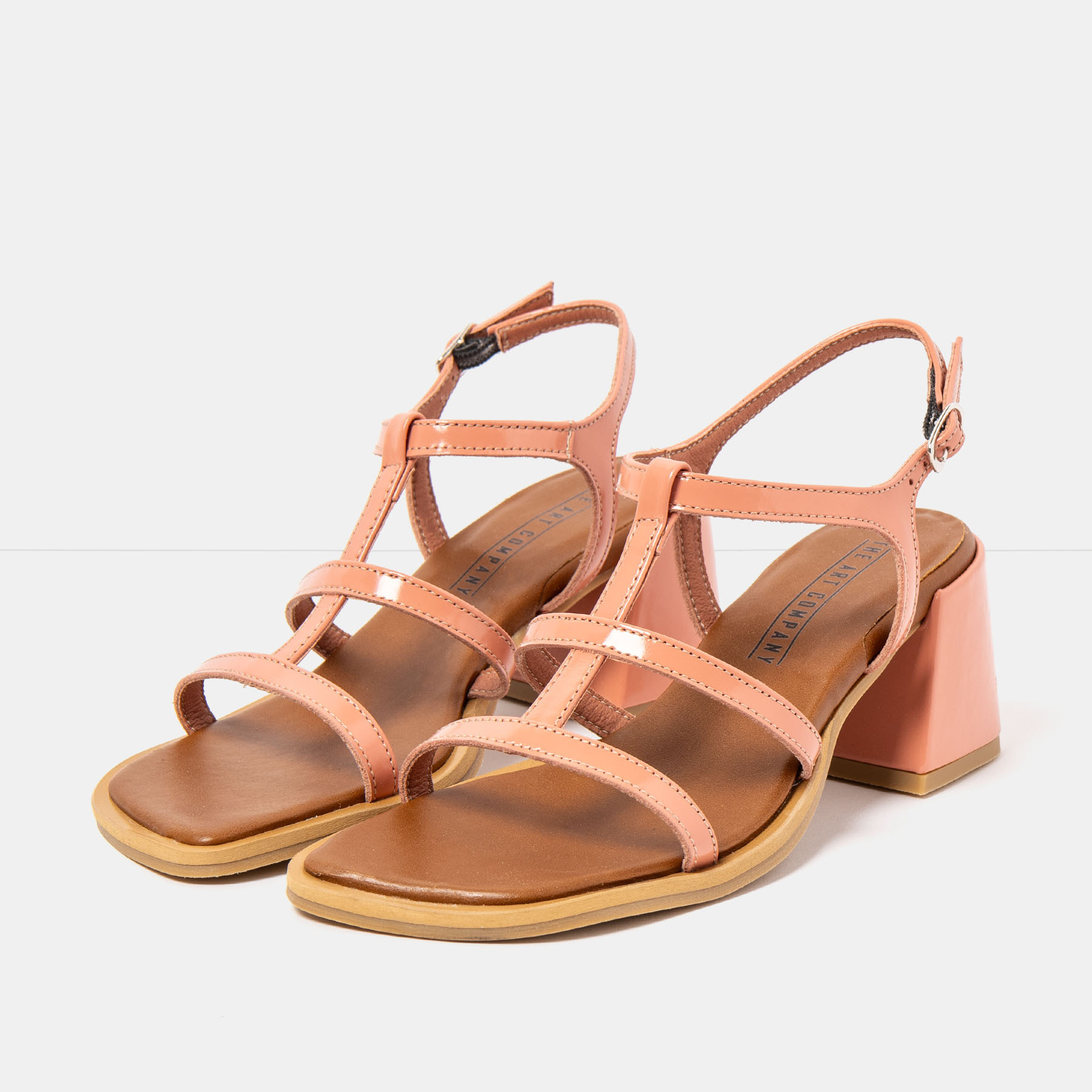 Sandalias con tacón 2011 NAPPA SHINNY FLAMINGO / VERONA color Flamingo