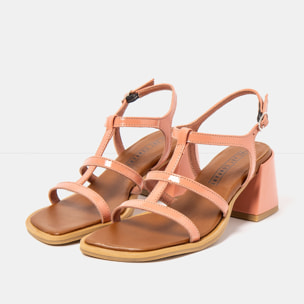 Sandalias con tacón 2011 NAPPA SHINNY FLAMINGO / VERONA color Flamingo