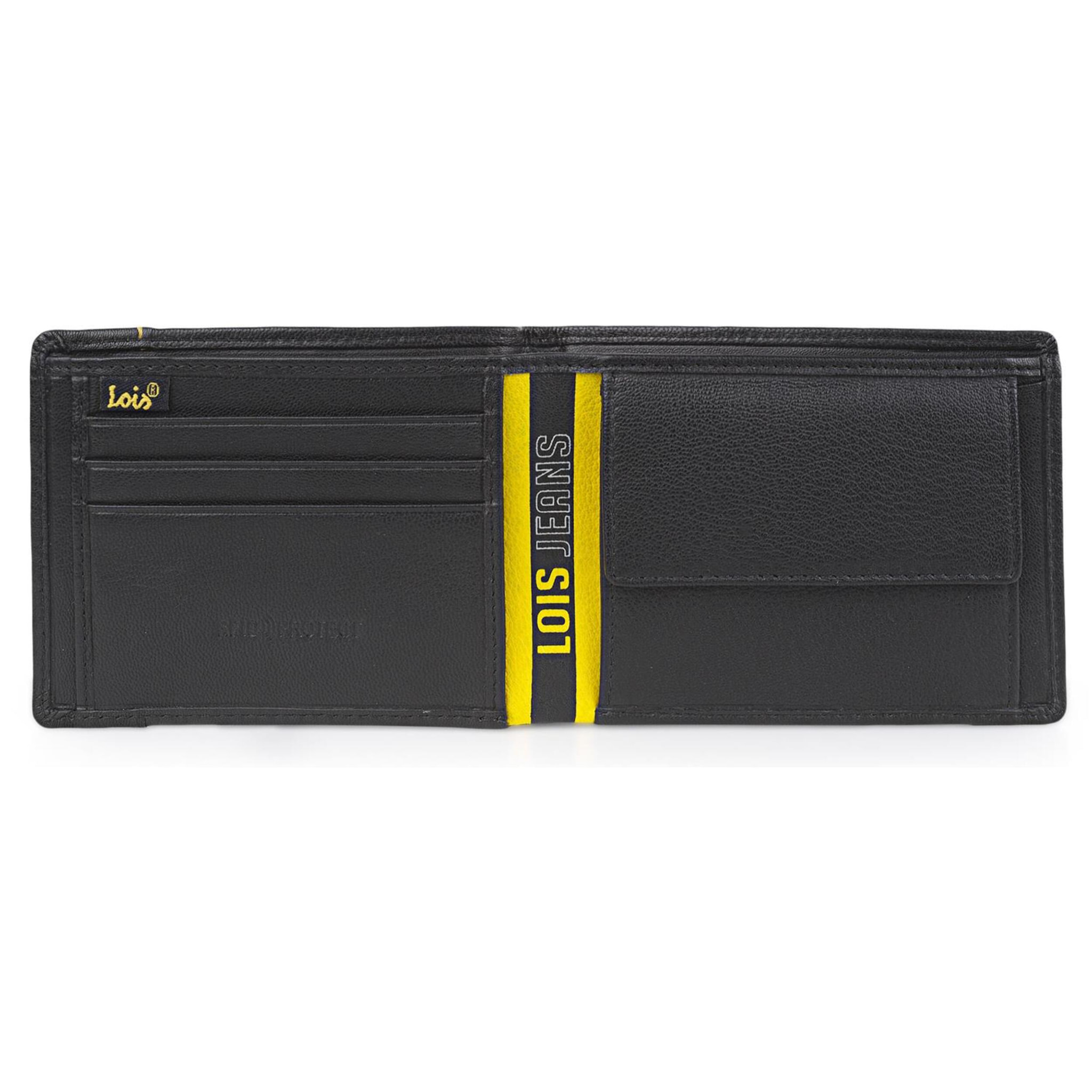 Cartera Hombre Piel Lois Slalok Negro