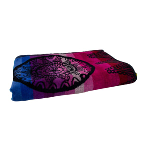 Telo Mare Spugna Jacquard Spiaggia Disegno Dehli