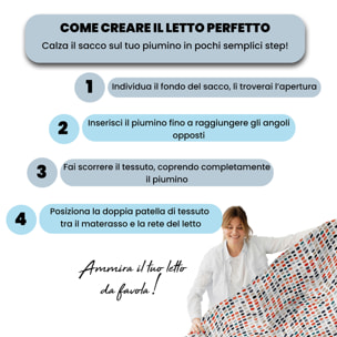 COPRIPIUMINO FANTASY, 100% Microfibra, No Stiro - SKETCH