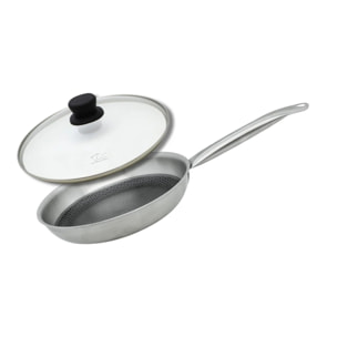 Poêle de 28 cm avec couvercle Elo Relief Solution sans PFAS