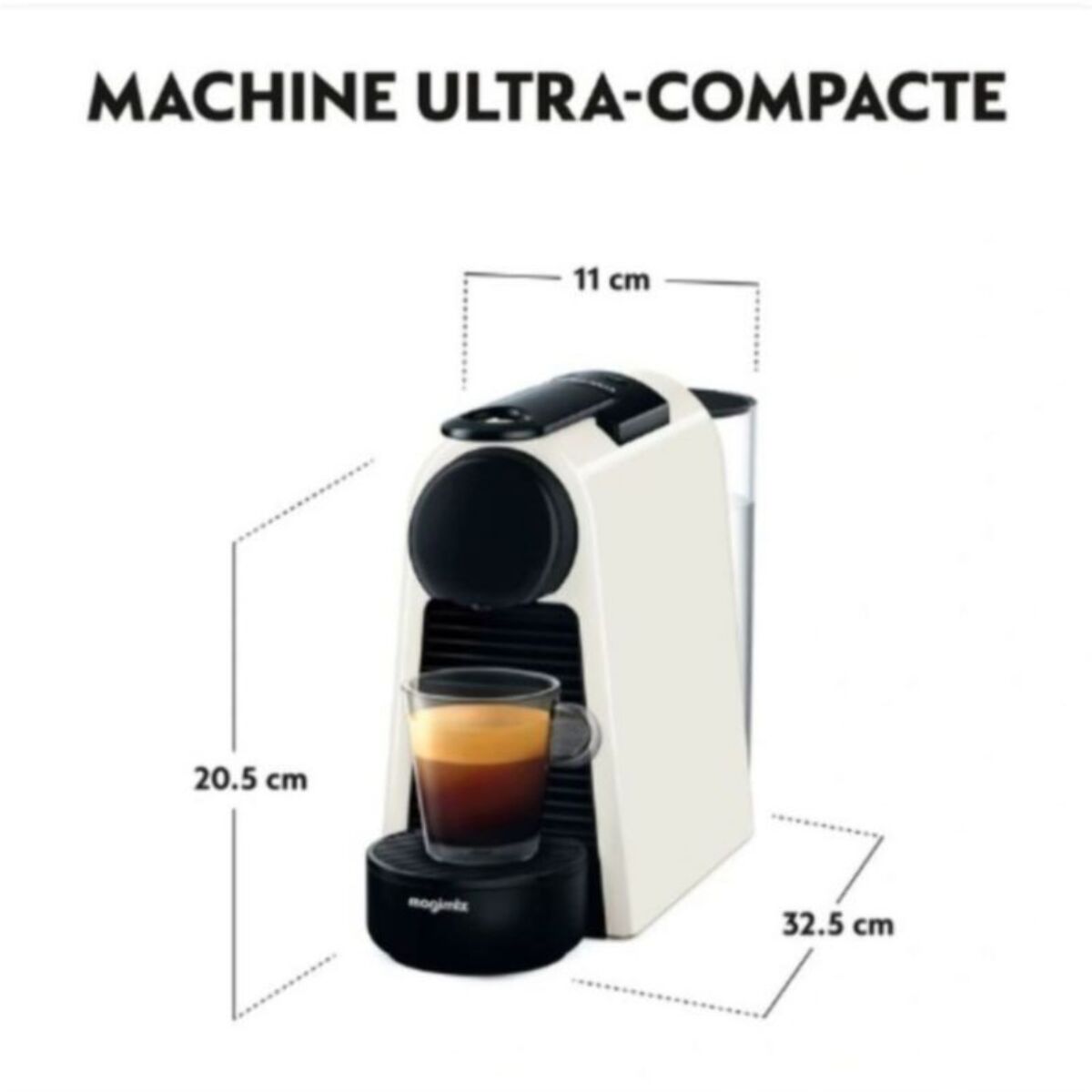 Nespresso DELONGHI Essenza mini blanc EN85.W