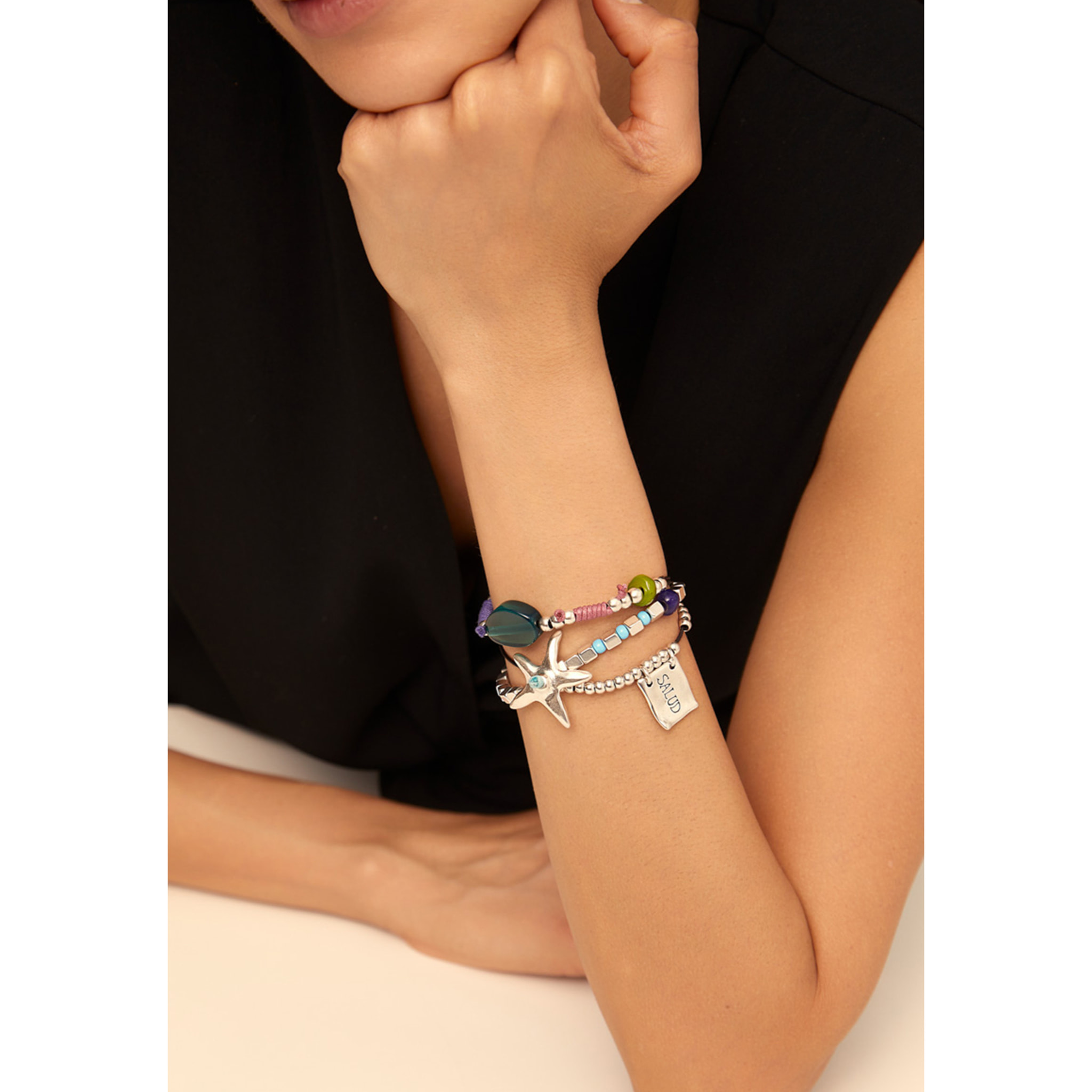 Pulsera Me siento bien MULTICOLOR M