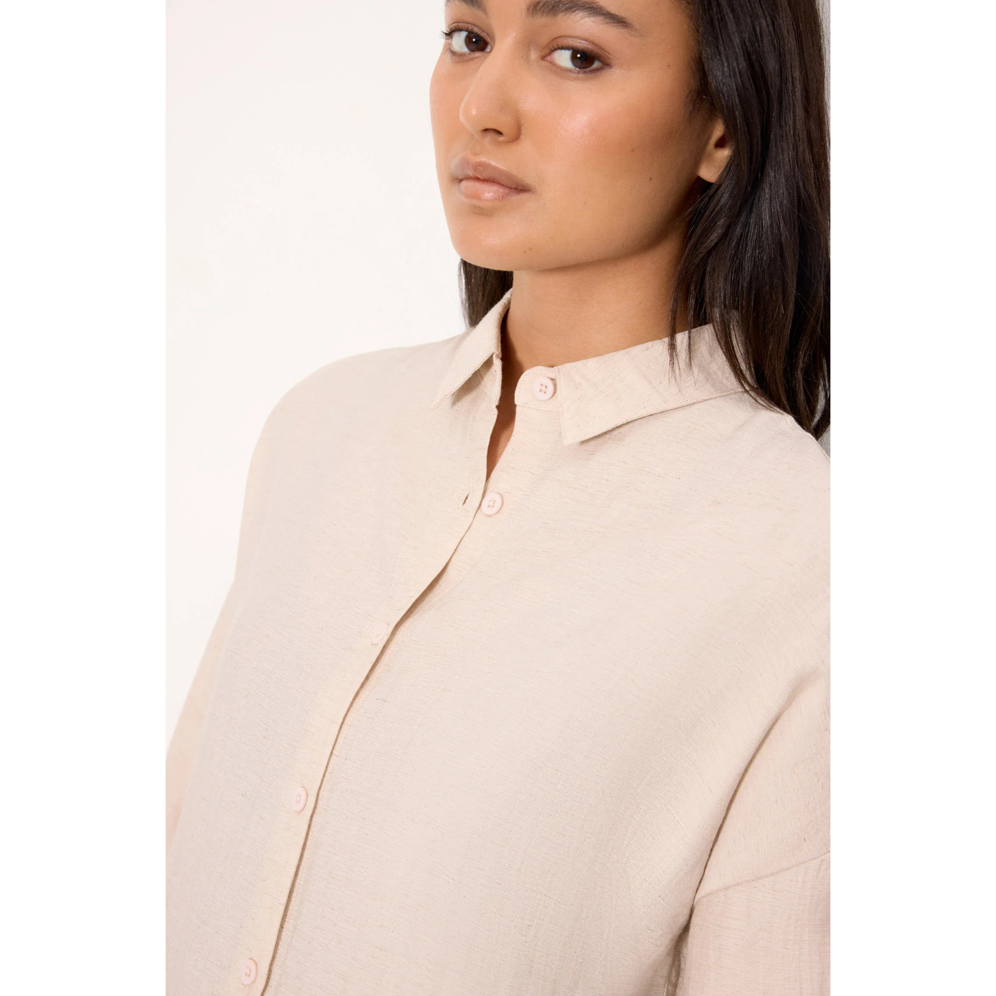 T-shirt a maniche lunghe Marrone