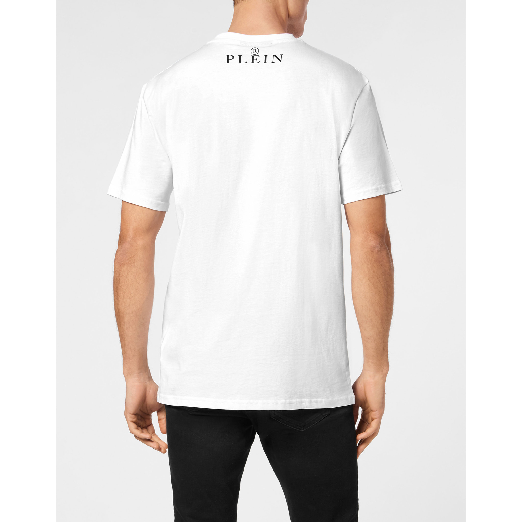 PHILIPP PLEIN Camiseta de cuello redondo y manga corta