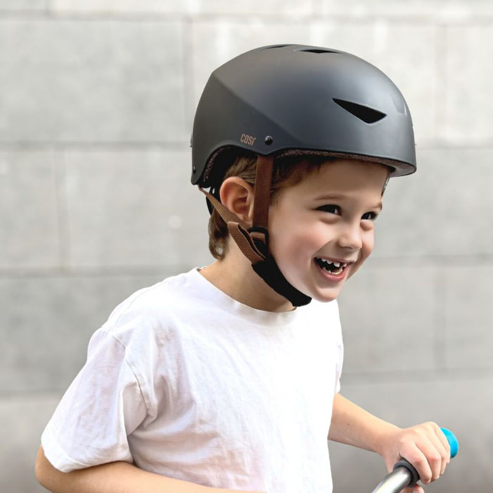 Casque CASR Classico noir et marron taille S