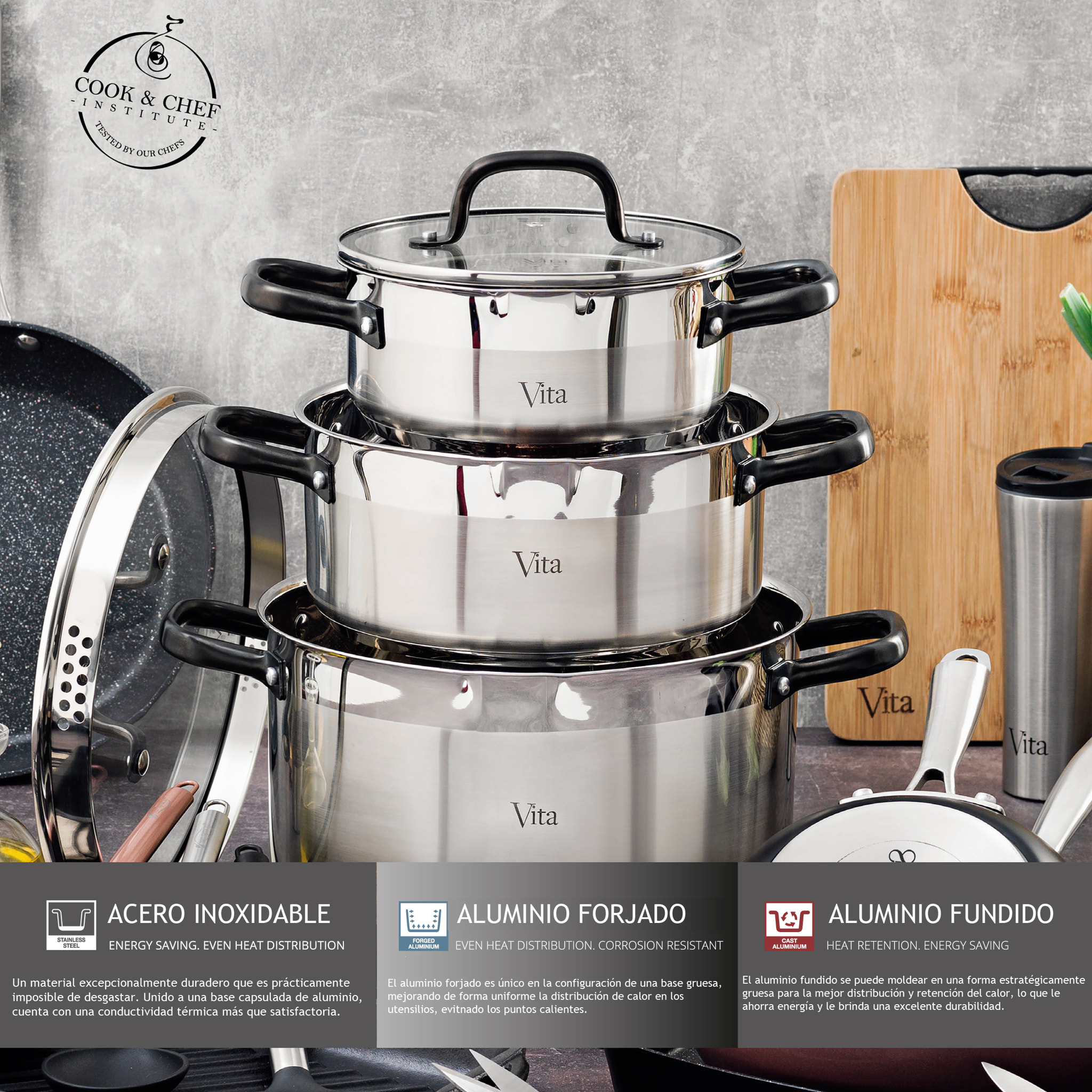 Sarten 16 cm, rosa,   San Ignacio Vita