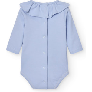 Body bebé manga larga cuello volante