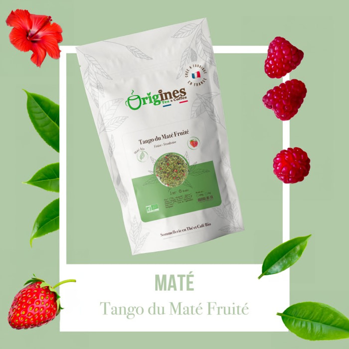 Tango du Maté - Maté Bio fruits rouges - Sachet 100g