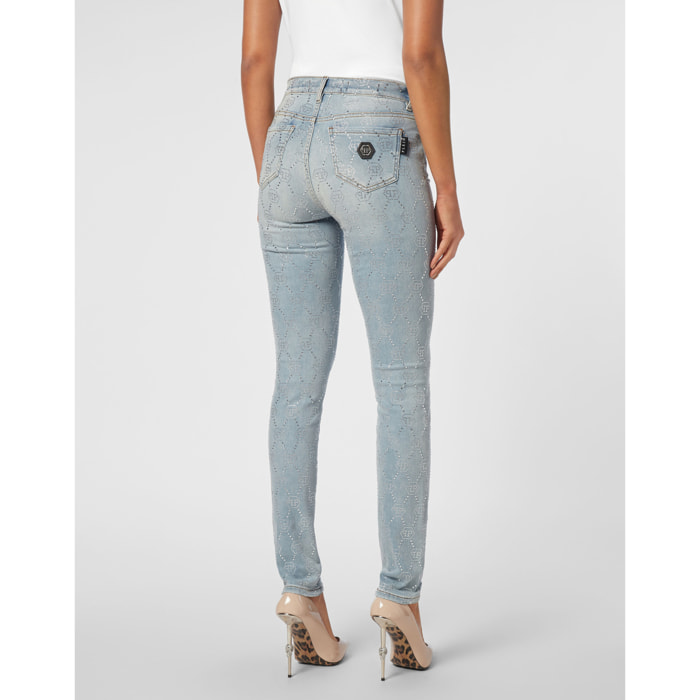 PHILIPP PLEIN High Waist Jegging MONOGRAM
