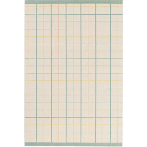 MANILA Alfombra geométrica de exterior-interior en tonos pastel, varias medidas disponibles.
