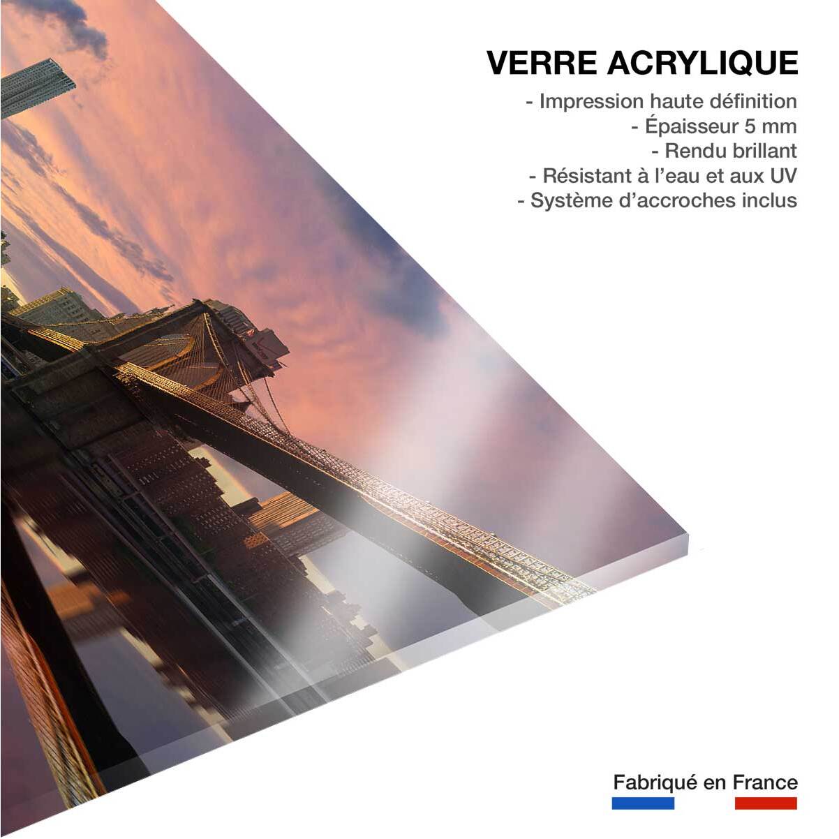 Tableau new york hudson river manhattan Tableau plexiglas